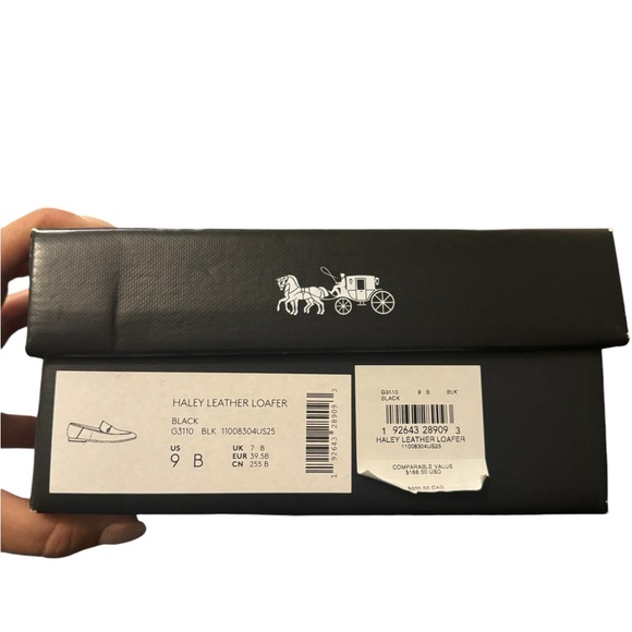 COACH HALEY LEATHER LOAFER - Picture 7 of 7
